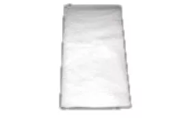 Serviettes 33x33 1 plis 1/8 blanc (2A)